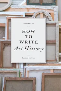 How to Write Art History Second Edition_cover