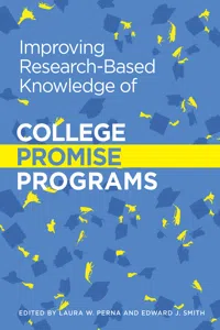 Improving Research-Based Knowledge of College Promise Programs_cover