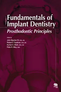 Fundamentals of Implant Dentistry, Volume 1_cover