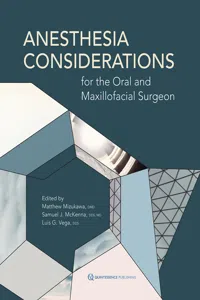 Anesthesia Considerations for the Oral and Maxillofacial Surgeon_cover