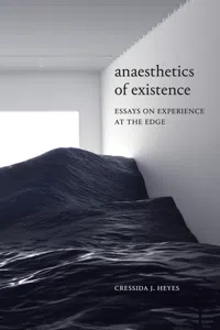 Anaesthetics of Existence_cover