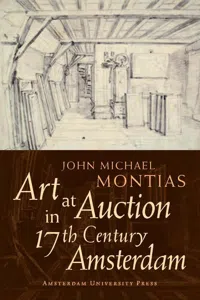 Art at Auction in 17th Century Amsterdam_cover