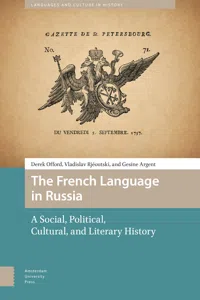 The French Language in Russia_cover