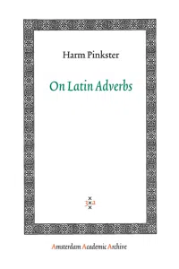 On Latin Adverbs_cover