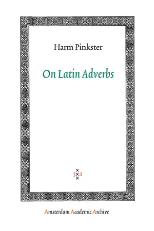 On Latin Adverbs