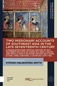 Two Missionary Accounts of Southeast Asia in the Late Seventeenth Century_cover