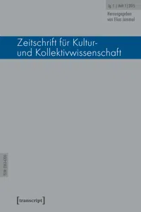 Zeitschrift für Kultur- und Kollektivwissenschaft_cover