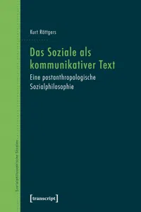 Sozialphilosophische Studien_cover