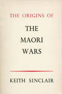Origins of the Maori Wars_cover