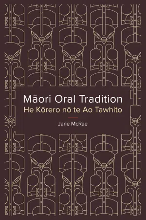 Maori Oral Tradition