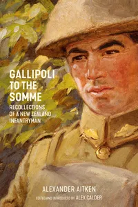 Gallipoli to the Somme_cover