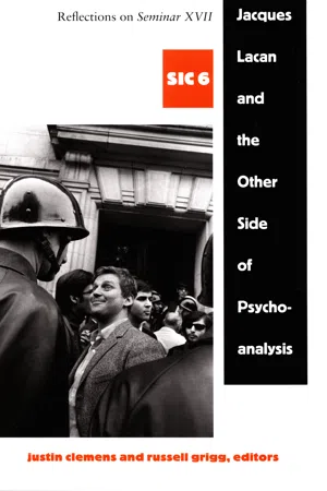 Jacques Lacan and the Other Side of Psychoanalysis