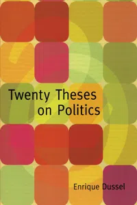 Twenty Theses on Politics_cover