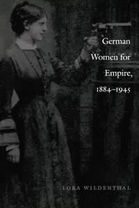 German Women for Empire, 1884-1945_cover