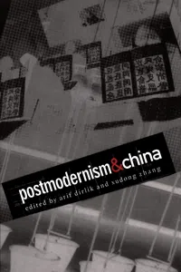 Postmodernism and China_cover