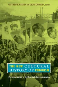 The New Cultural History of Peronism_cover