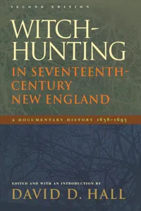 Witch-Hunting in Seventeenth-Century New England_cover