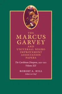 The Marcus Garvey and Universal Negro Improvement Association Papers, Volume XII_cover