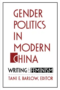 Gender Politics in Modern China_cover