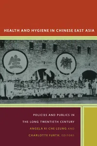 Health and Hygiene in Chinese East Asia_cover