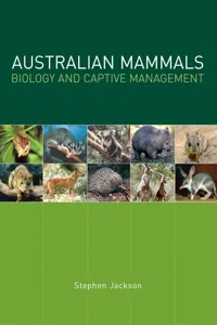 Australian Mammals: Biology and Captive Management_cover