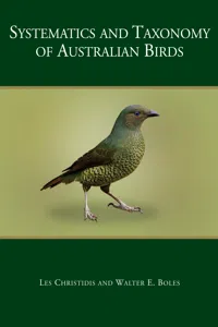 Systematics and Taxonomy of Australian Birds_cover