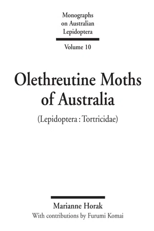 Monographs on Australian Lepidoptera Series