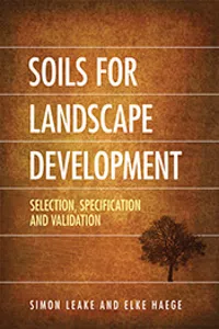 Soils for Landscape Development_cover