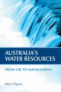 Australia's Water Resources_cover