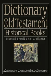 Dictionary of the Old Testament: Historical books_cover