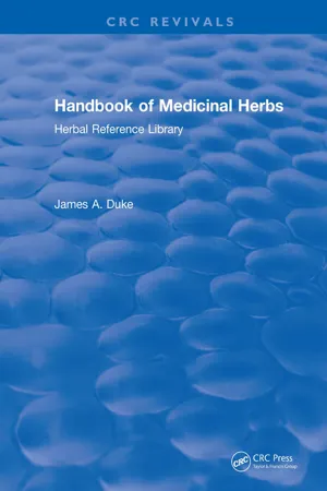 Handbook of Medicinal Herbs