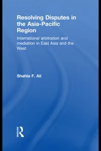 Resolving Disputes in the Asia-Pacific Region_cover