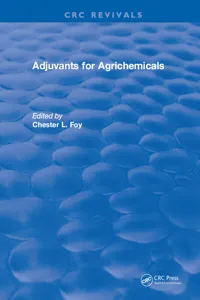 Adjuvants for Agrichemicals_cover