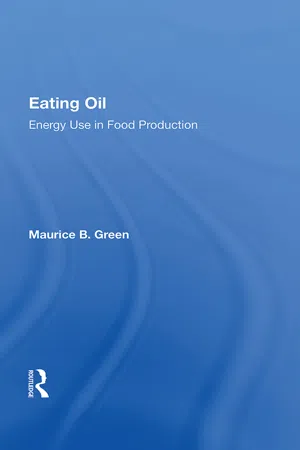 Eating Oil: Energy Use In Food Production