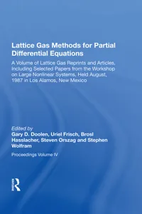 Lattice Gas Methods For Partial Differential Equations_cover