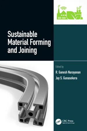 Sustainable Material Forming and Joining