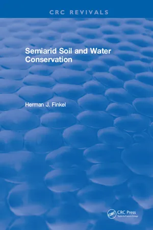 Semiarid Soil and Water Conservation