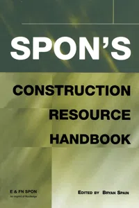 Spon's Construction Resource Handbook_cover