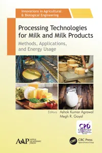 Processing Technologies for Milk and Milk Products_cover