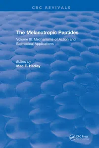 The Melanotropic Peptides_cover