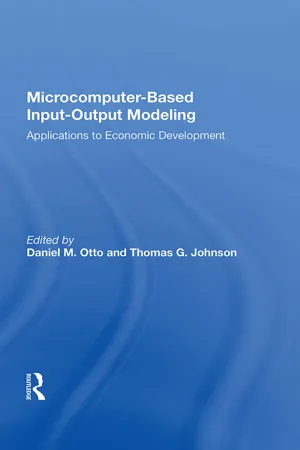 Microcomputer Based Input-output Modeling