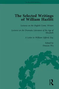 The Selected Writings of William Hazlitt Vol 5_cover