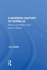 A Modern History Of Somalia_cover