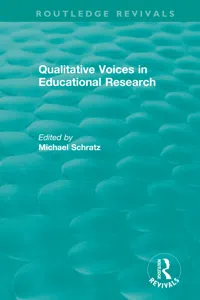 Qualitative Voices in Educational Research_cover