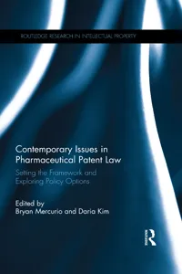 Contemporary Issues in Pharmaceutical Patent Law_cover