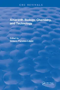 Amaranth Biology, Chemistry, and Technology_cover