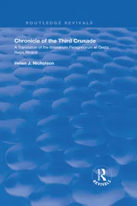 Chronicle of the Third Crusade_cover