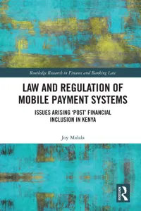 Law and Regulation of Mobile Payment Systems_cover