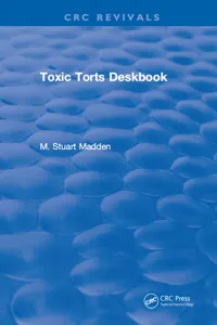 Toxic Torts Deskbook_cover