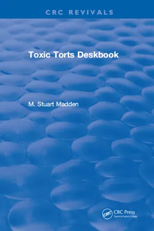 Toxic Torts Deskbook